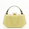 Geanta clutch aurie cu cristale si sclipici 55461 06