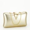 Geanta clutch auriu simplu BME-600  05