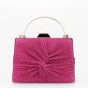 Geanta clutch bordo cu sclipici BJH-22706 05