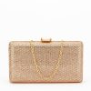 Geanta clutch cu pietricele BJH-715 06 Sampanie