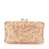 Geanta clutch de lux D7-5 06 Auriu rose