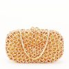 Geanta clutch de lux ME-1132 06  Auriu rose