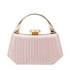 Geanta clutch cu sclipici, 55461 06, 11x20x4cm, Auriu rose