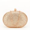 Geanta clutch cu cristale V-190BB 05 Auriu rose
