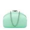 Geanta clutch verde menta, DYX3335-1 01, 12.5x19x4.5 cm