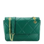 Geanta medie cu model DTL3208-1 16 Verde smarald