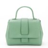 Geanta din piele naturala 1047 123 Verde menta