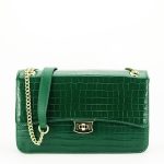 Geanta medie David Jones Paris 7002-2 15 Verde inchis