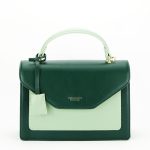 Geanta in doua culori medie DTL3402-1 14 Verde