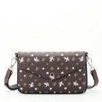 Geanta mica David Jones cu imprimeu logo CM6120A 14 Maro inchis