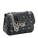 Geanta neagra cu imprimeu CH21002 14