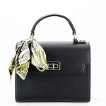 Geanta neagra FLORACo cu esarfa F9002 14