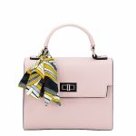 Geanta roz FLORACo cu esarfa F9002 14