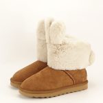 Ghete camel copii din piele naturala Iris 132