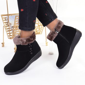 Ghete cu blanita maro Georgiana