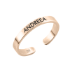 Ivy – Inel personalizat cu nume reglabil din argint 925 placat cu aur roz