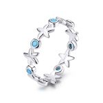 Inel din argint Silver Starfish Ring