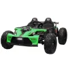 Buggy electric pentru 2 copii, Kinderauto General, 800W 48V 20Ah, roti gonflabile,  music player, verde