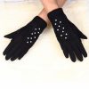 Manusi negre cu perle Isabela