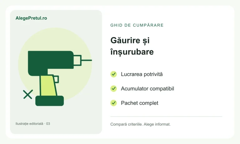Ilustrație editorială: mașină de găurit și înșurubat: ce merită pentru acasă