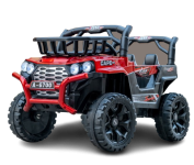 Masinuta electrica pentru copii intre 2 si 4 ani, 4×4, Kinderauto CAPE-X, 100W, 12V, scaun tapitat, rosie