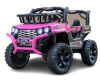 Masinuta electrica pentru copii, 4×4, Kinderauto CAPE-X, 100W, 12V, telecomanda, scaun tapitat, roz