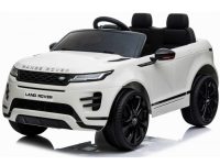 Masinuta electrica Range Rover 4×4, pentru copii 2-5 ani, 140W 12V, scaun tapitat, roti MOI, alba