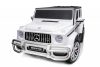 Masinuta electrica pentru 2 copii Mercedes G63 XXL 4×4 180W 12V PREMIUM culoare Alba