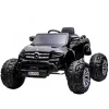 Masinuta electrica Mercedes X-Class Monster Truck, 180W, 4×4, roti moi, scaun tapitat, telecomanda, neagra