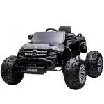 Masinuta electrica Mercedes X-Class Monster Truck, 180W, 4×4, roti moi, scaun tapitat, telecomanda, neagra