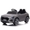 Masinuta electrica pentru copii, Audi SQ8, telecomanda control parental inclusa, 70W 12V, echipare standard, gri