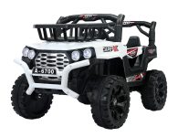 Masinuta electrica pentru copii intre 2 si 4 ani, 4×4, Kinderauto CAPE-X, 100W, 12V, scaun tapitat, alb