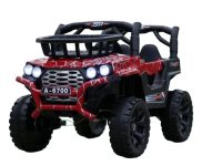 Masinuta electrica pentru copii, Kinderauto CAPE-X 4×4 100W, 12V, scaun tapitat, RED spider