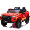 Masinuta electrica pentru 2 copii Kinderauto FirePatrol, 3-6 ani, 4×4, 800W, 24V, echipata premium, rosie
