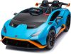 Masinuta electrica pentru copii Lamborghini Huracan STO 12V 80W Premium, albastru