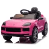 Masinuta electrica pentru copii, Porsche Cayenne 70W 12V, scaun tapitat, culoare roz