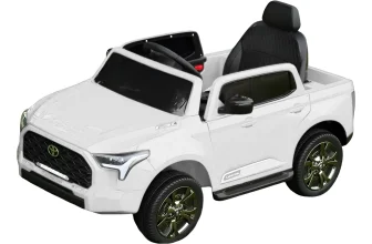Masinuta electrica pentru copii, Toyota Tundra I-max Force, 12V 80W, echipata premium, alba