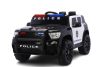 Masinuta electrica de politie, Kinderauto POLICE 911 120W 12V 7Ah premium, neagra