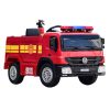Masinuta electrica de copii pompieri Fire Truck Hollicy 90W 12V 7Ah cu echipare standard