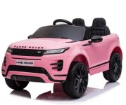 Masinuta electrica Range Rover 4×4 140W 12V, scaun tapitat, roti MOI, culoare Roz