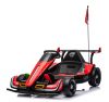Masinuta – Kart electric pentru copii 3-11 ani, Racing F1 90W 12V, telecomanda, rosu
