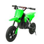 Motocicleta electrica pentru copil 5-10 ani, Honda CRF450 250W, 24V, roti gonflabile, verde