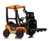 Motostivuitor electric pentru copii, licenta JCB 70W, 12V, echipat STANDARD, galben