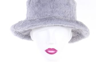 Palarie gri din blanita Onva