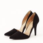 Pantofi negri decupati Antonia  04