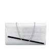 Plic argintiu cu sclipici BXQ246 07