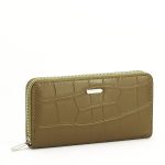 Portofel cu imprimeu Larisa 07 Kaki