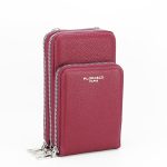 Portofel si port telefon 6018 07 Rosu bordo