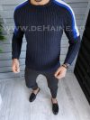 Pulover barbati gros slim fit bleumarin ZR T3570  103-2