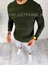 Pulover barbati gros slim fit kaki T3617 P18-1.2